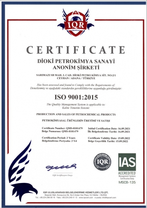 ISO 9001:2015 Kalite Yönetim Sistemi ISO 9001:2015 Kalite Yönetim Sistemi 9 0